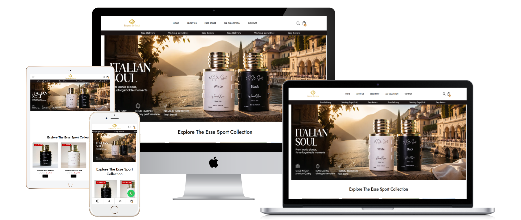 Essence De Royal Luxury Ecommerce Case Study